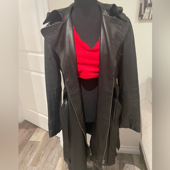 REAL LEATHER vera pelle jacket/dress - Picture 3 of 13